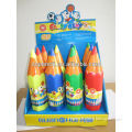 24pc color pencils in plastic tube